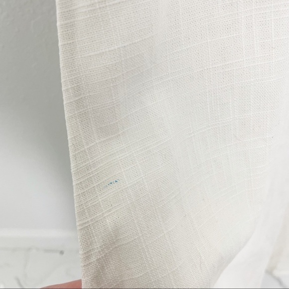 Staud Maya Linen Cut Out Maxi Dress Cream Ivory Size 2 - Picture 6 of 7